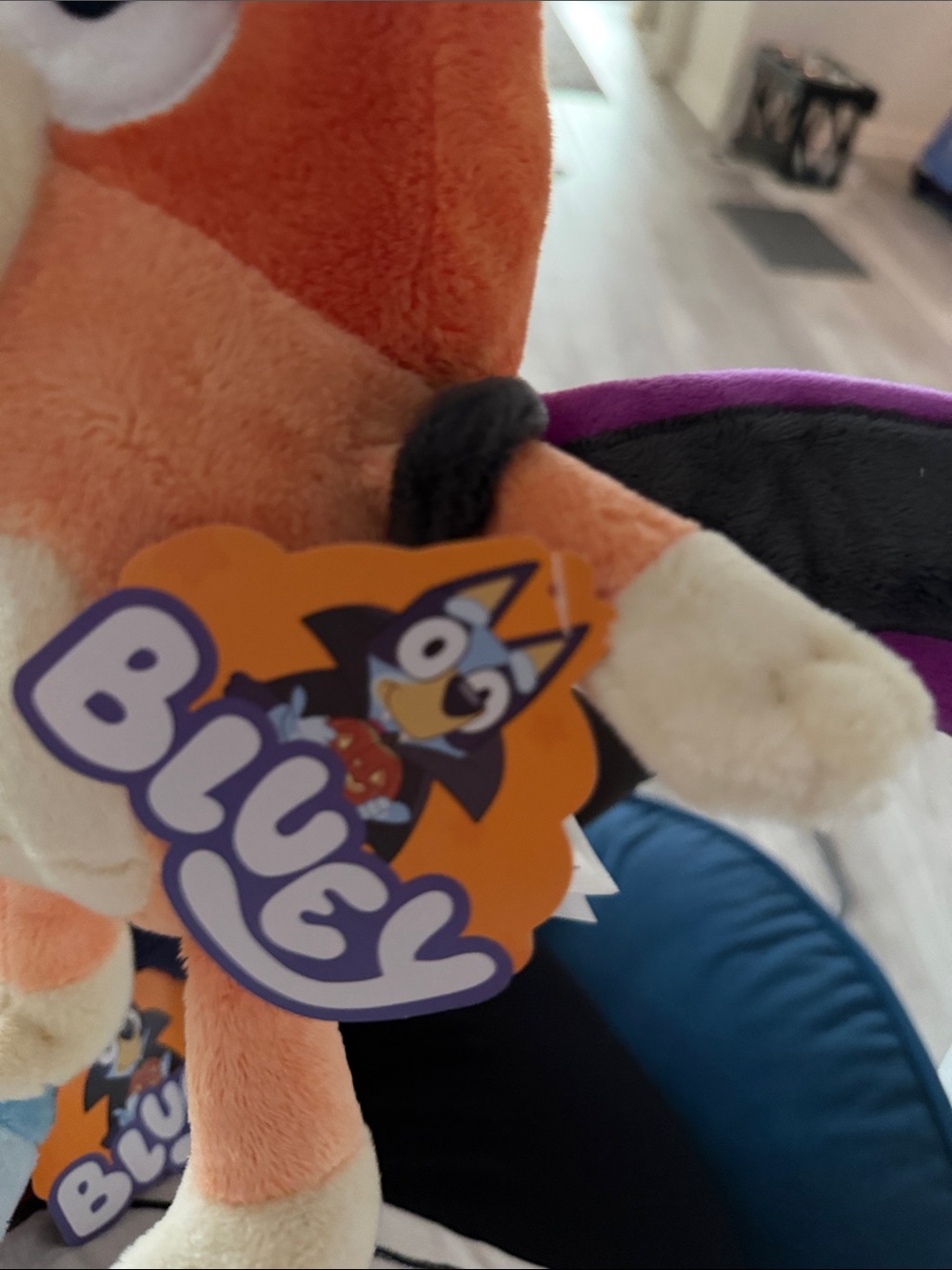 Bingo & Bluey Halloween stuffed toys sold either together $15 or individually $7 - Picture 3 of 3